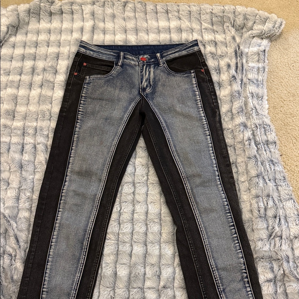 James Jeans Men's Slim Black and Gray Denim